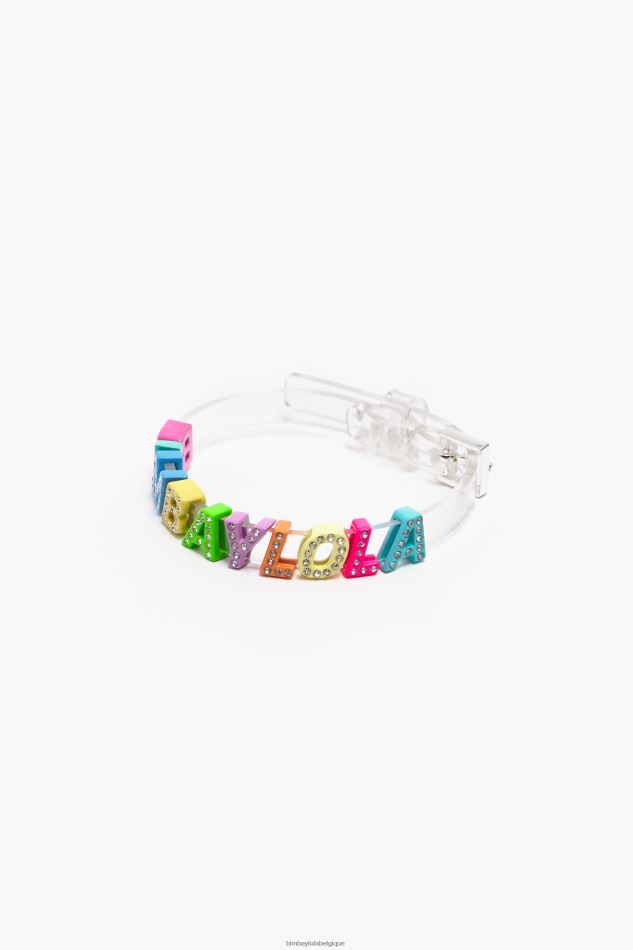 accessoires Bimba Y Lola bracelet à lettres logo transparent HV4486846
