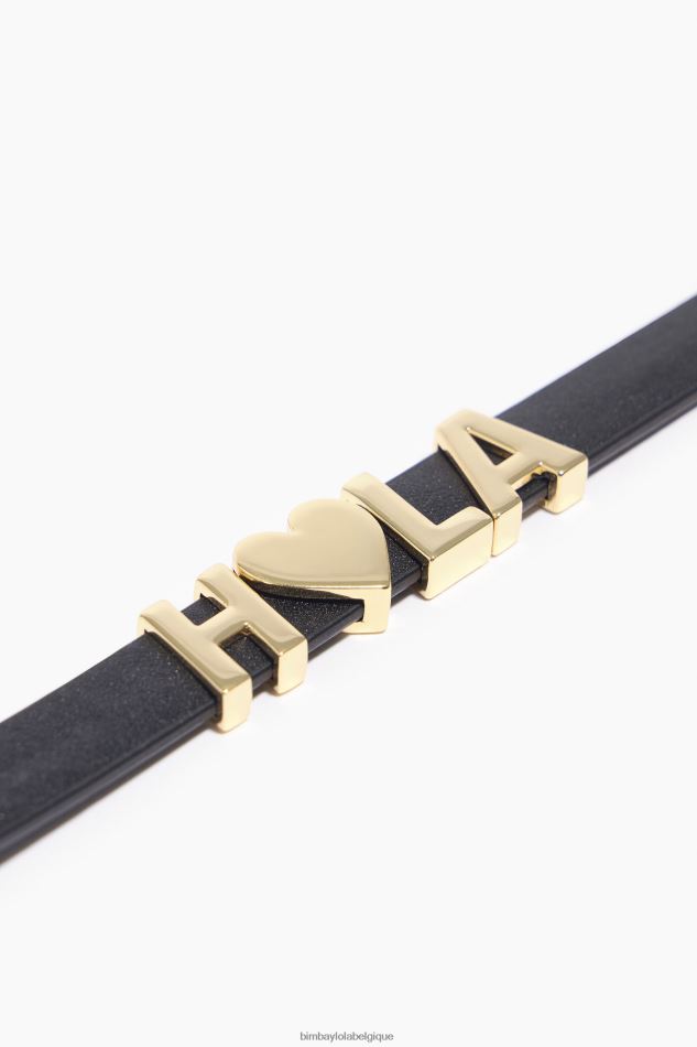 accessoires Bimba Y Lola bracelet personnalisable noir HV4486725