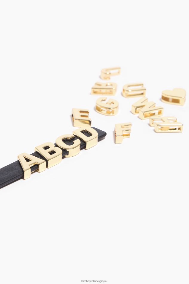 accessoires Bimba Y Lola bracelet personnalisable noir HV4486725