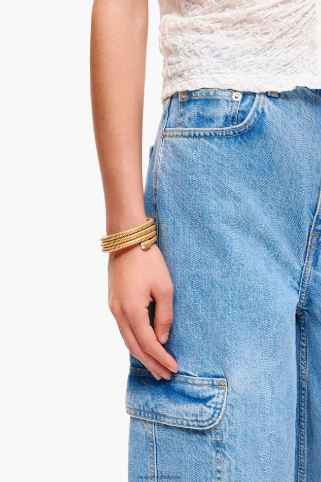 accessoires Bimba Y Lola bracelet spirale mat or HV4486758