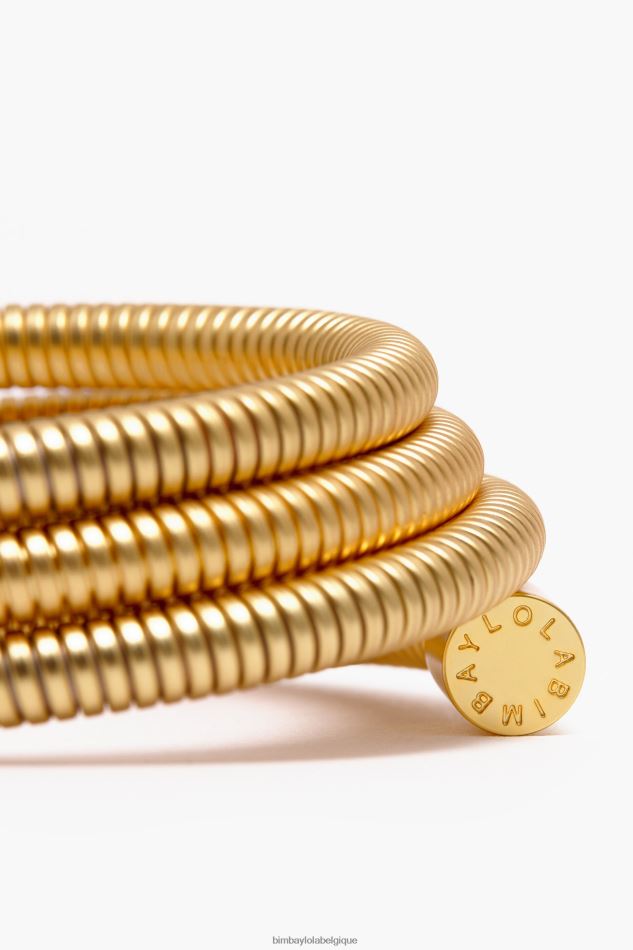 accessoires Bimba Y Lola bracelet spirale mat or HV4486758