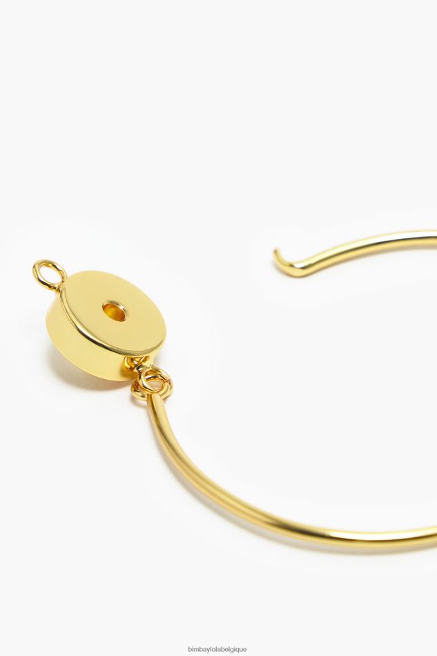 accessoires Bimba Y Lola logo bracelet rigide doré HV4486835