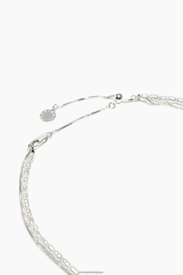 accessoires Bimba Y Lola collier court doré argent HV4486665