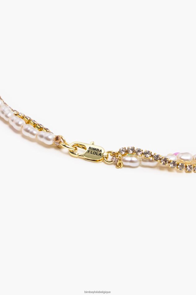 accessoires Bimba Y Lola collier court et chaîne perles HV4486714