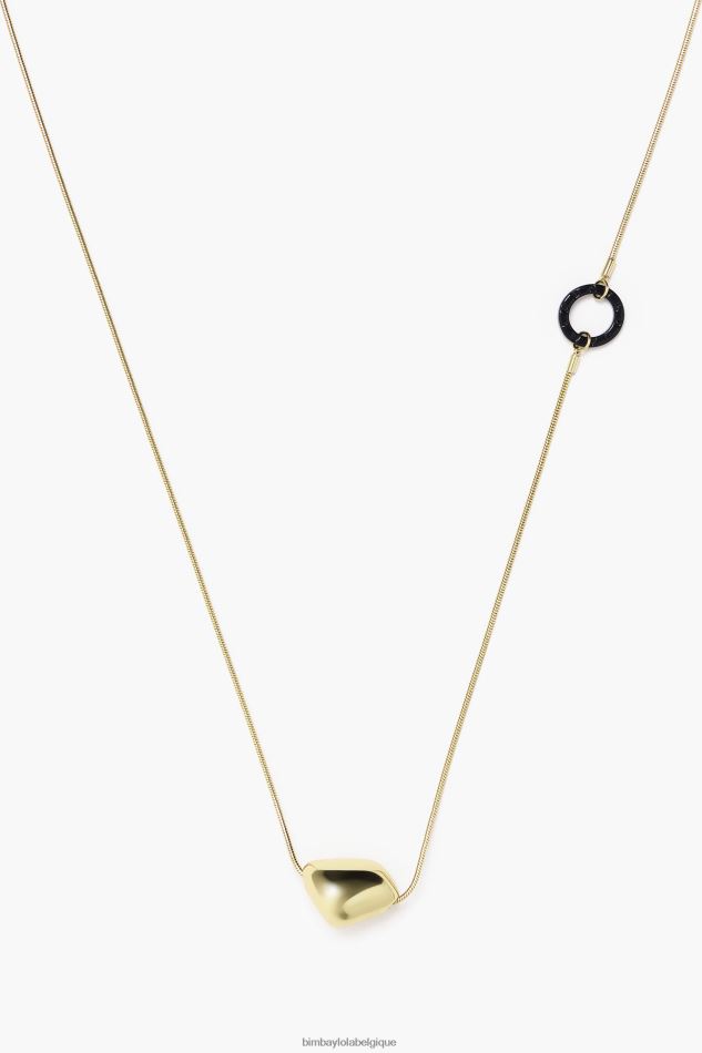accessoires Bimba Y Lola collier d'or noir HV4486701