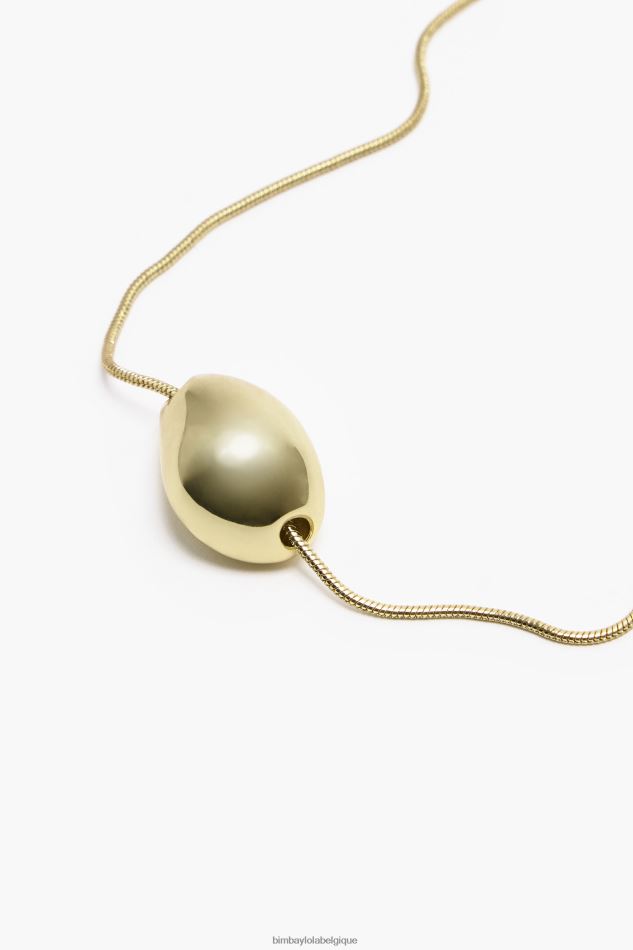 accessoires Bimba Y Lola collier d'or noir HV4486701
