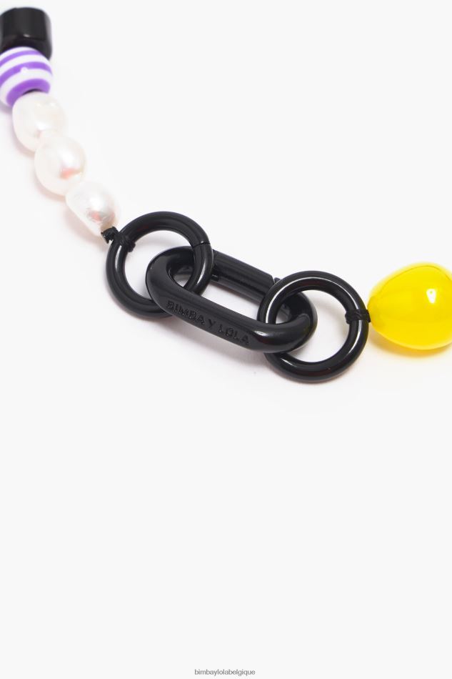 accessoires Bimba Y Lola collier de fleurs en résine multicolore HV4486807