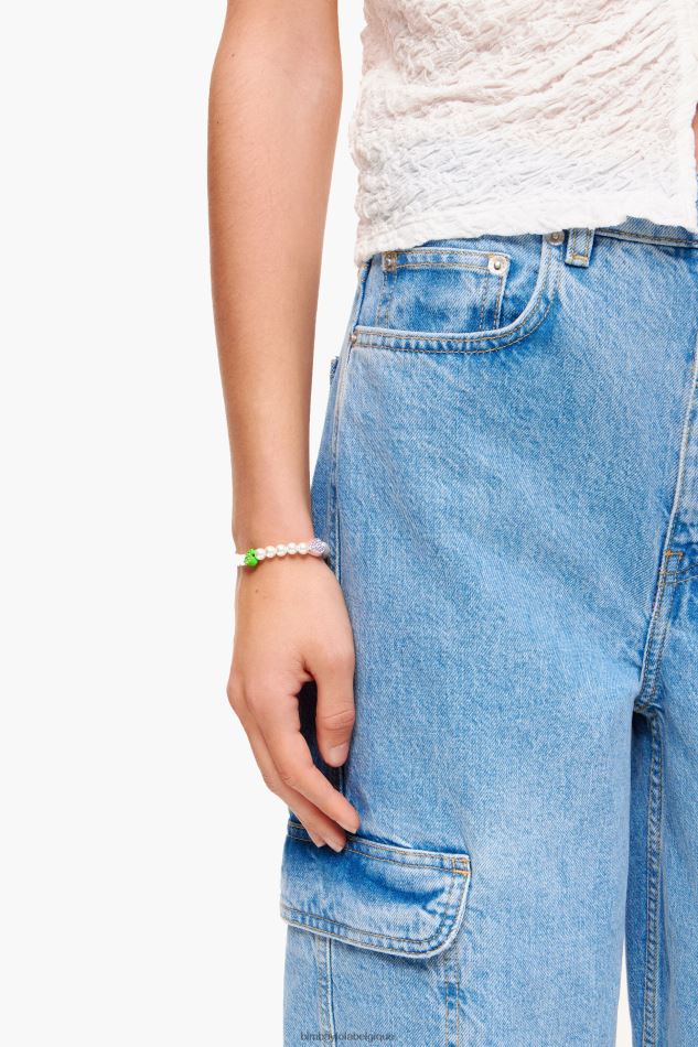 accessoires Bimba Y Lola collier de perles coeurs multicolores HV4486785