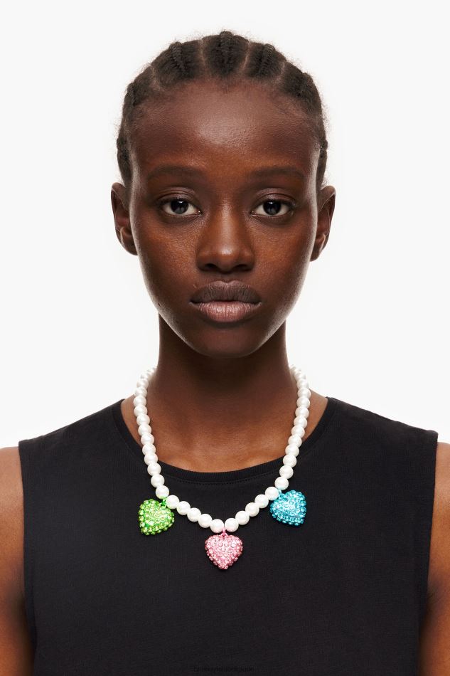 accessoires Bimba Y Lola collier de perles de coeur multicolore HV4486777