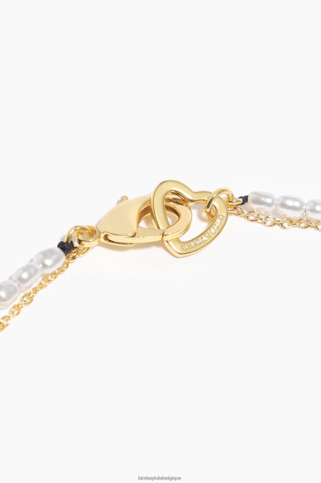 accessoires Bimba Y Lola collier de perles de perles multicolore HV4486774