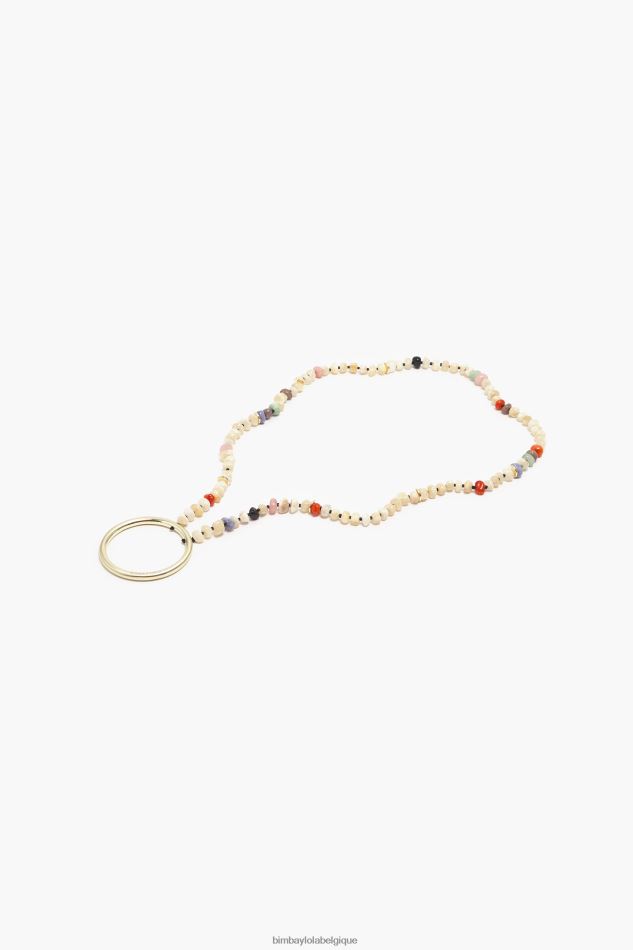 accessoires Bimba Y Lola collier de pierres Ivoire HV4486765