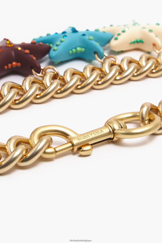 accessoires Bimba Y Lola collier en résine corail HV4486702