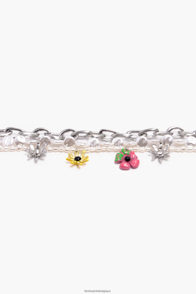accessoires Bimba Y Lola pendentifs brin collier multicolore HV4486679