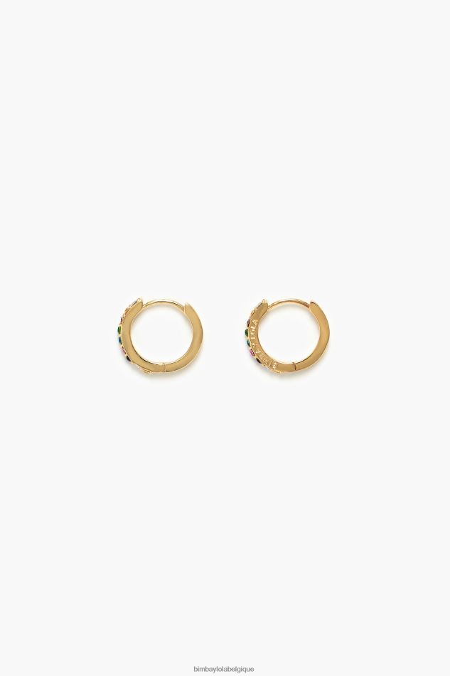 accessoires Bimba Y Lola boucles d'oreilles créoles doré HV4486720