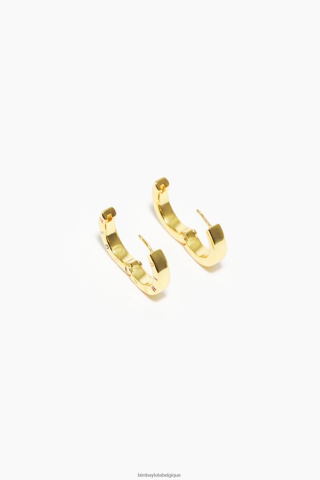 accessoires Bimba Y Lola boucles d'oreilles créoles doré et multicolore HV4486716