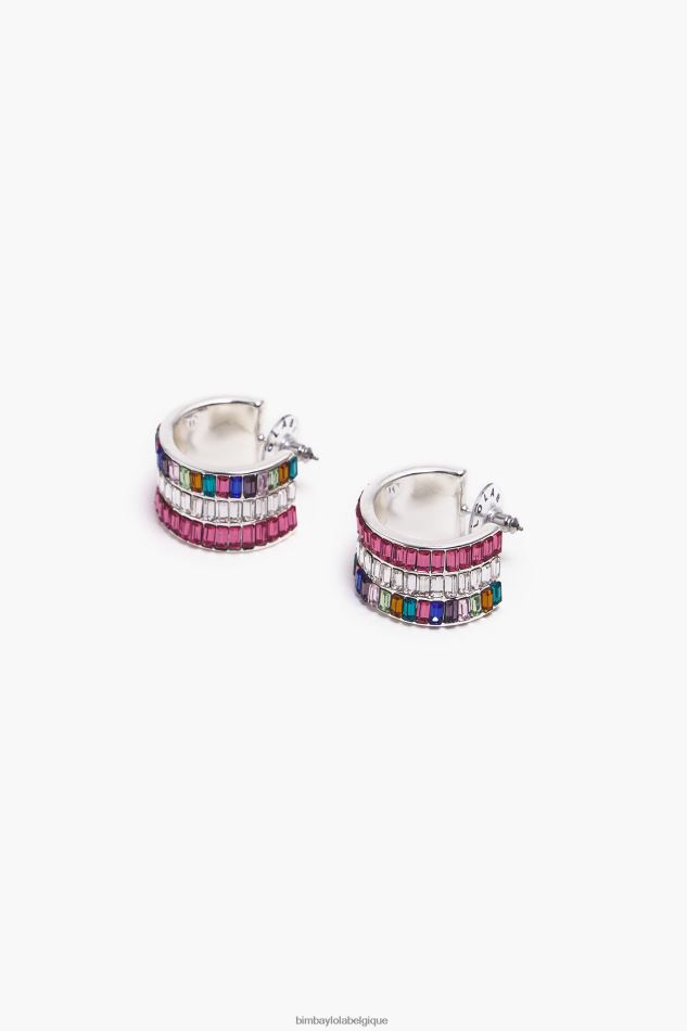 accessoires Bimba Y Lola boucles d'oreilles en cristal multicolore HV4486747