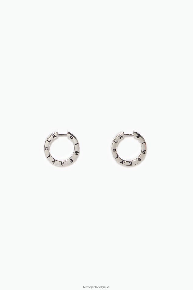 accessoires Bimba Y Lola boucles d'oreilles à logo argent HV44861140