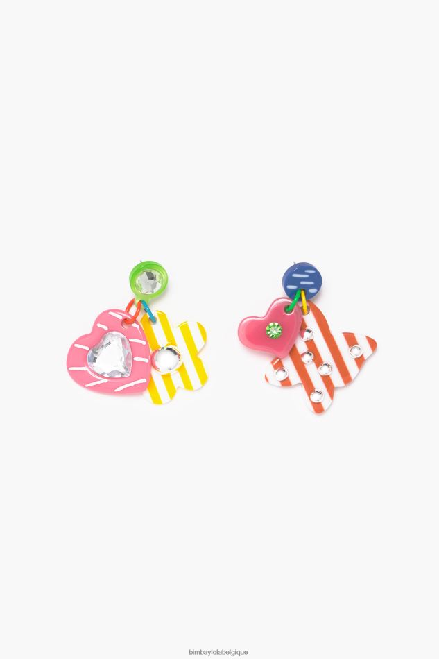 accessoires Bimba Y Lola boucles d'oreilles pendantes multicolore HV44861138