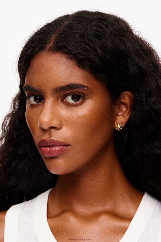 accessoires Bimba Y Lola boucles d'oreilles petites étoiles doré HV4486711