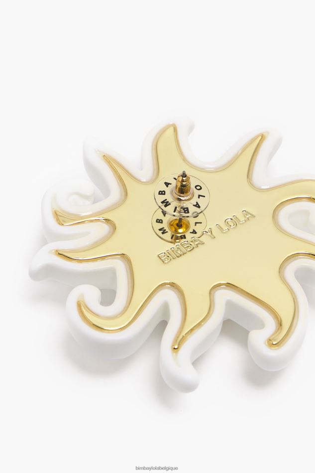 accessoires Bimba Y Lola boucles d'oreilles soleil Ivoire HV4486705