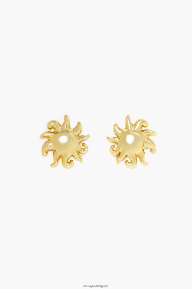 accessoires Bimba Y Lola boucles d'oreilles soleil doré HV4486706