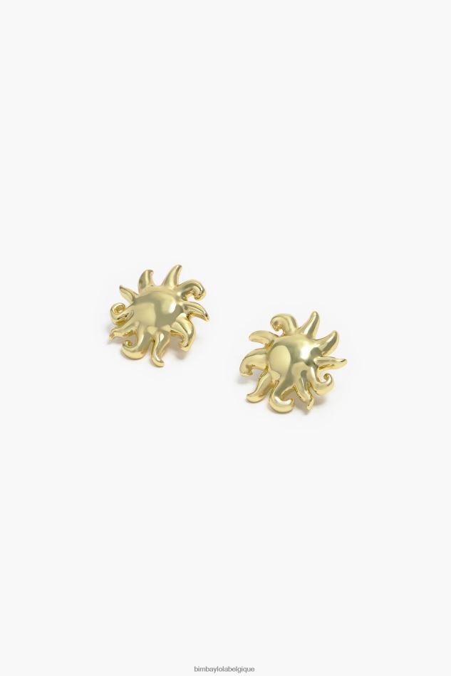 accessoires Bimba Y Lola boucles d'oreilles soleil doré HV4486706