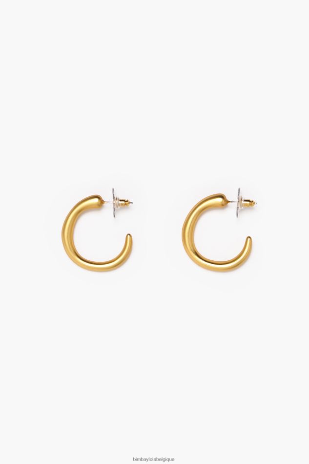 accessoires Bimba Y Lola créoles mates et maxi or HV4486760