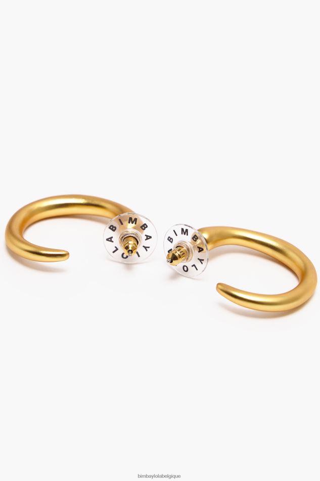 accessoires Bimba Y Lola créoles mates et maxi or HV4486760