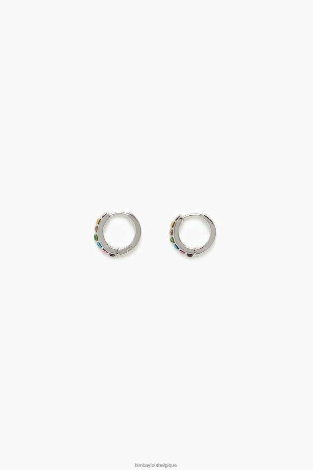 accessoires Bimba Y Lola mini créoles argent HV4486719