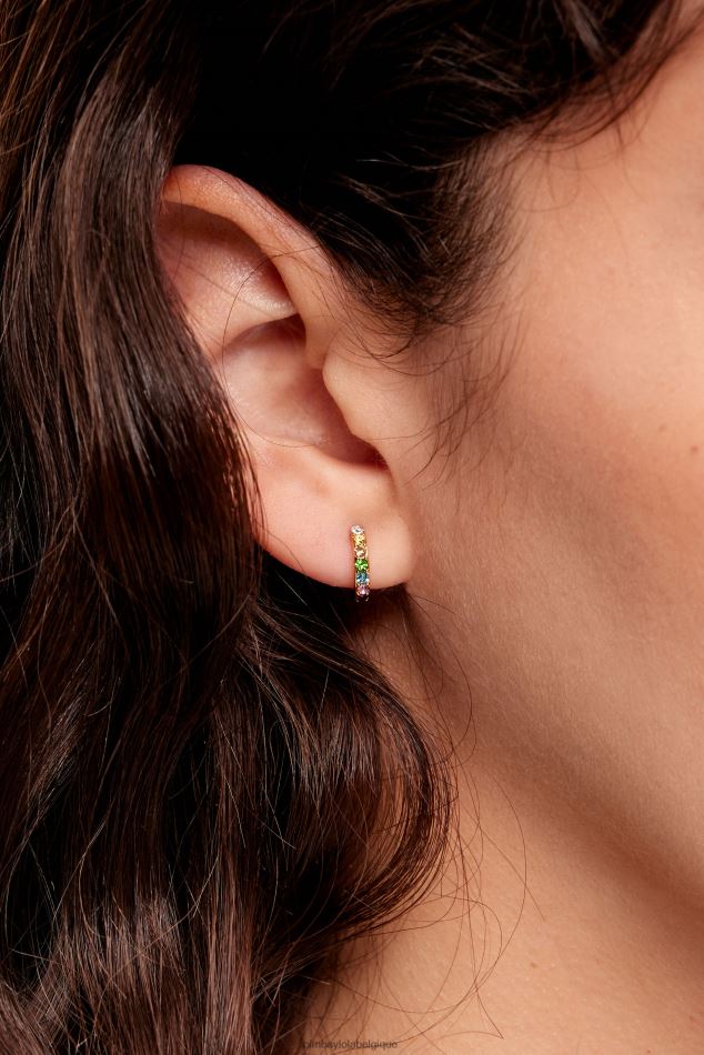 accessoires Bimba Y Lola mini créoles doré HV4486718