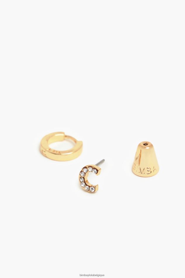 accessoires Bimba Y Lola mini créoles lettre c HV4486839