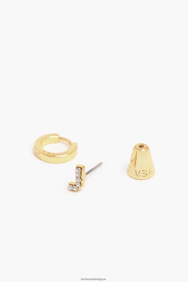 accessoires Bimba Y Lola mini créoles lettre j HV44861158