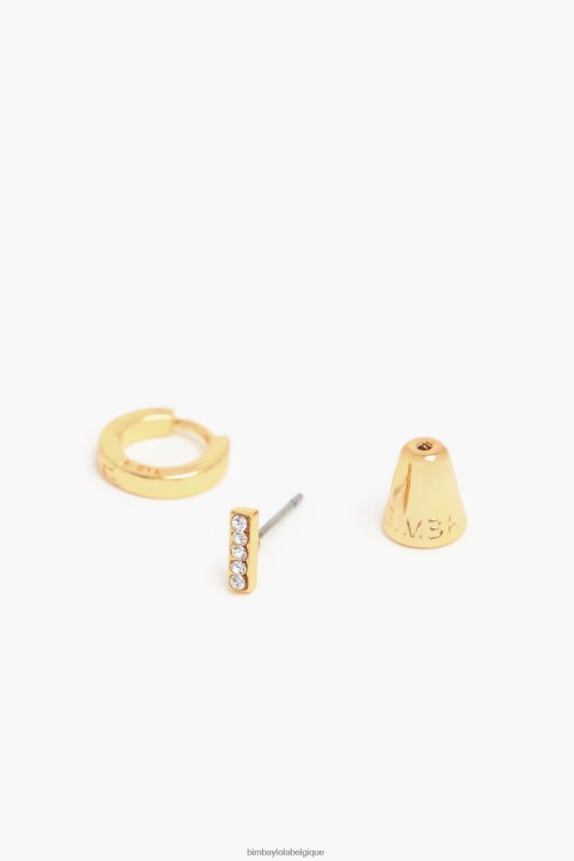 accessoires Bimba Y Lola mini créoles lettre je HV44861157