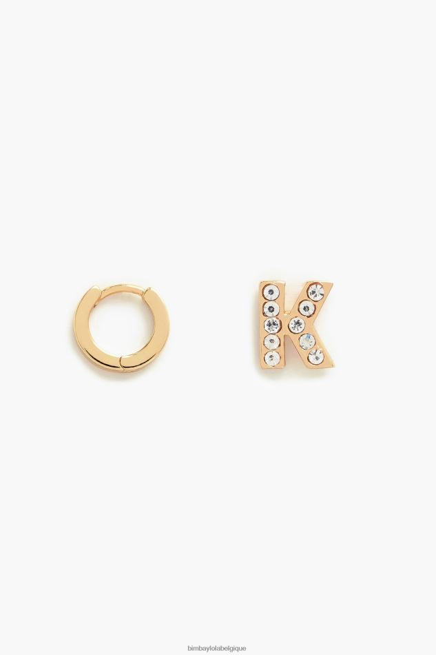 accessoires Bimba Y Lola mini créoles lettre k HV44861159