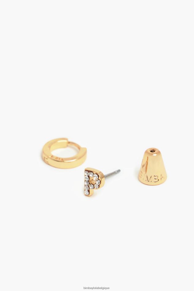 accessoires Bimba Y Lola mini créoles lettre p HV44861164