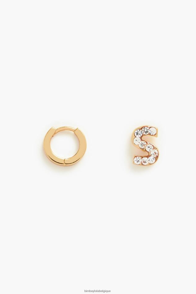 accessoires Bimba Y Lola mini créoles lettre s HV44861167