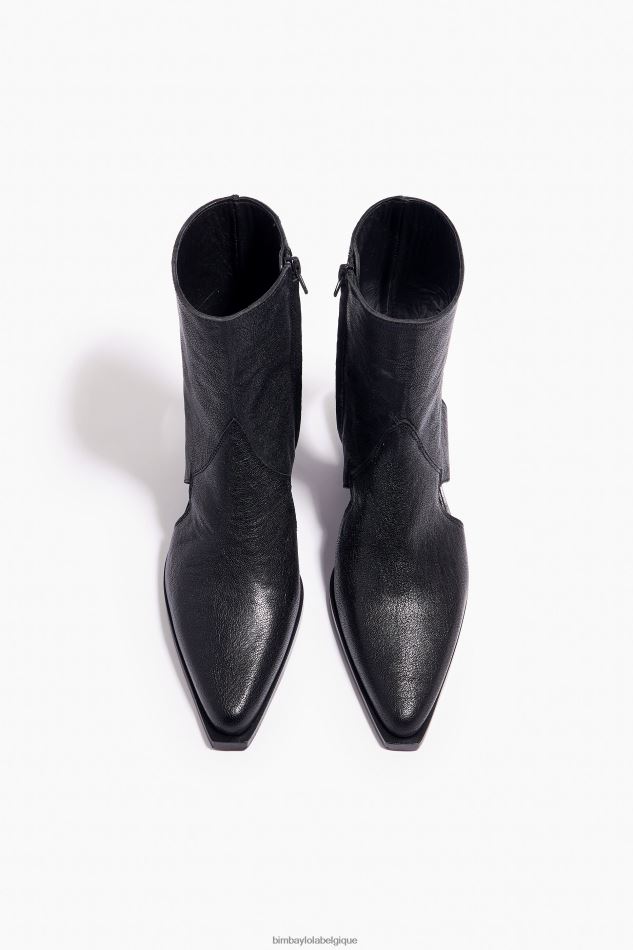 chaussures Bimba Y Lola bottine à découpes en cuir noir HV4486600