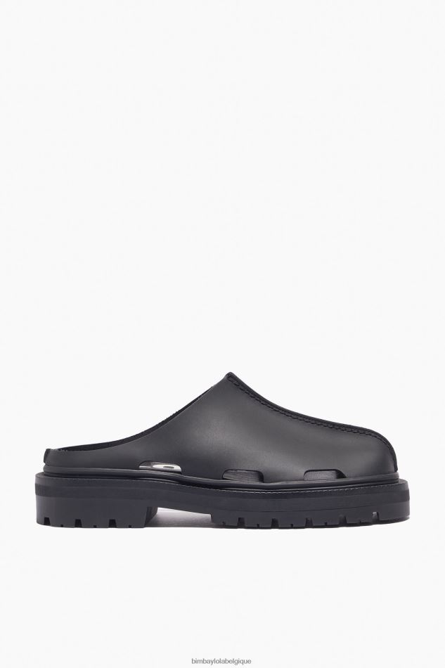 chaussures Bimba Y Lola sabot effet caoutchouc noir HV4486598