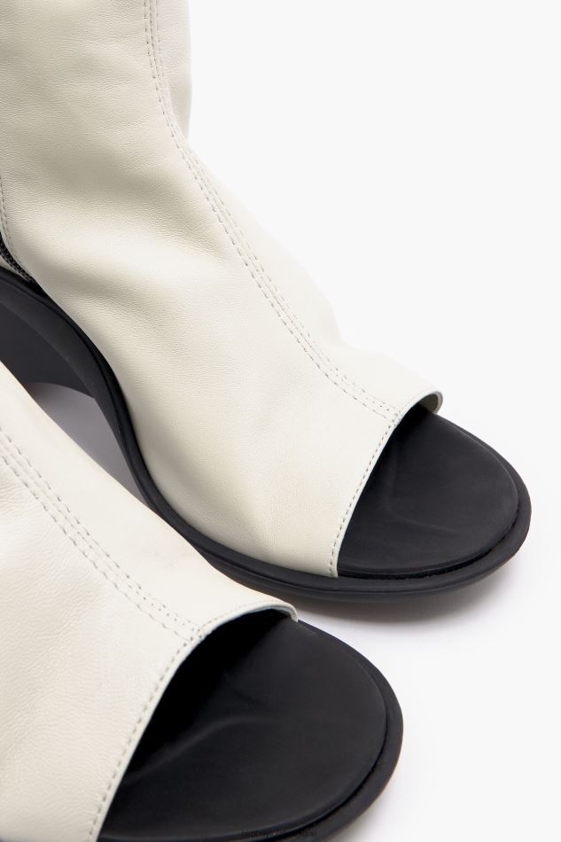 chaussures Bimba Y Lola botte de sandale en cuir Ivoire HV4486580