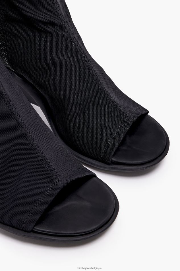 chaussures Bimba Y Lola botte de sandale en maille noir HV4486579
