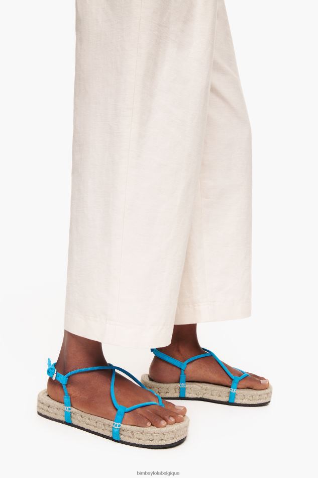 chaussures Bimba Y Lola sandales à glissière bleu HV4486582