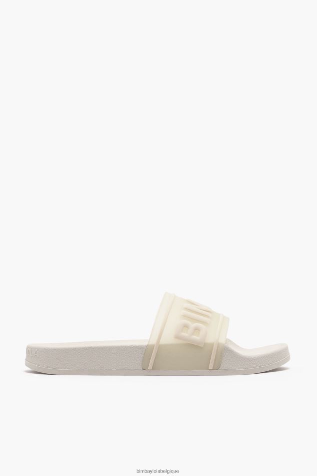 chaussures Bimba Y Lola tongs à logo blanc HV4486591