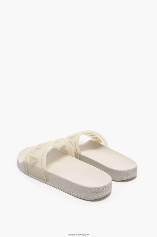 chaussures Bimba Y Lola tongs à logo blanc HV4486591