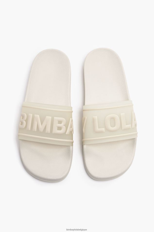 chaussures Bimba Y Lola tongs à logo blanc HV4486591