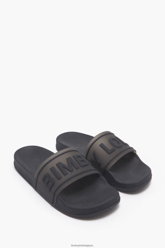 chaussures Bimba Y Lola tongs à logo noir HV4486590
