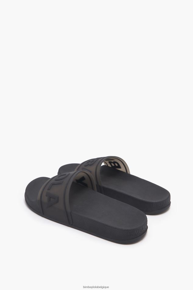 chaussures Bimba Y Lola tongs à logo noir HV4486590