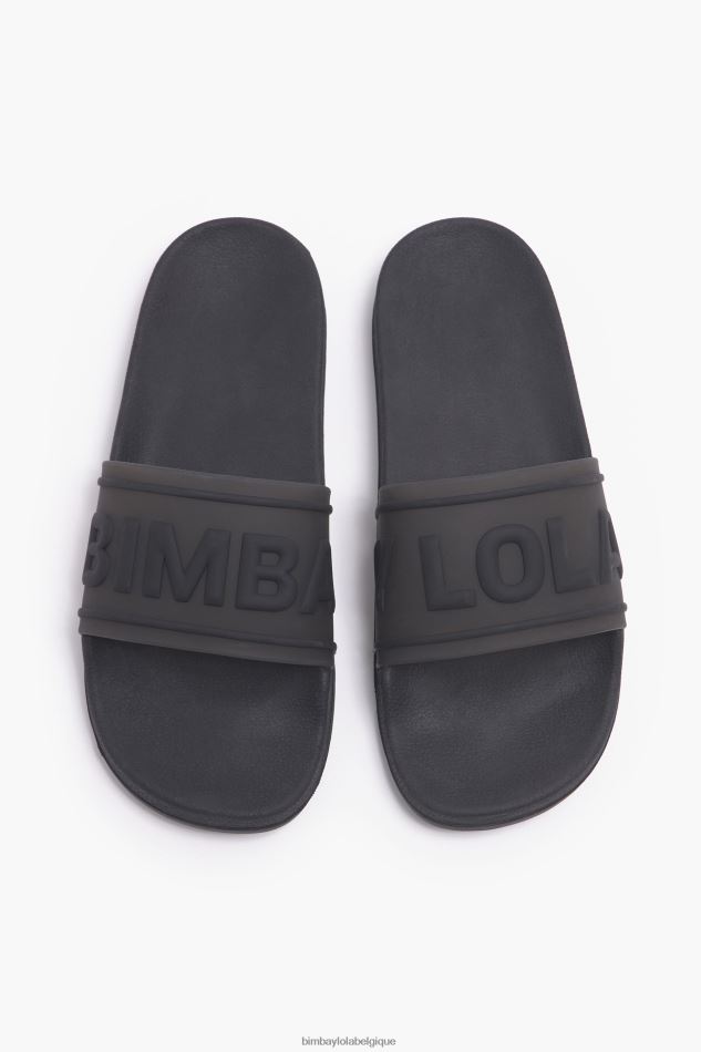 chaussures Bimba Y Lola tongs à logo noir HV4486590