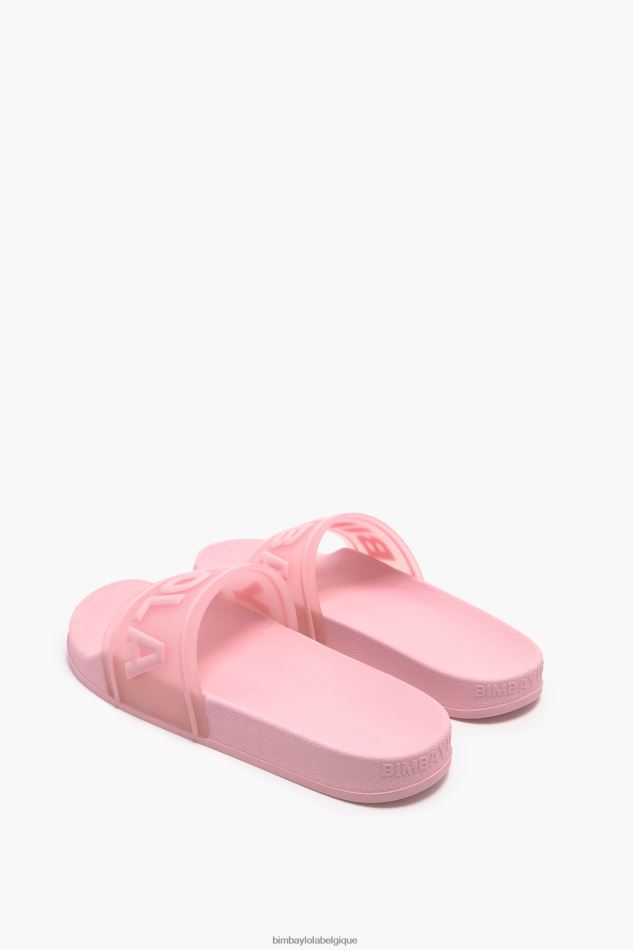 chaussures Bimba Y Lola tongs à logo rose HV4486592