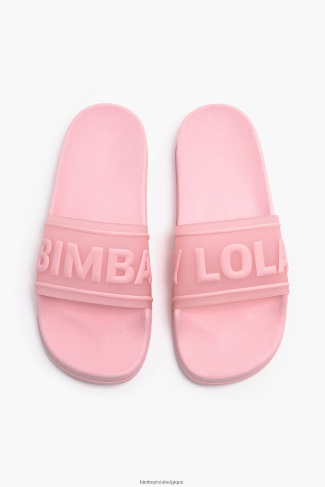 chaussures Bimba Y Lola tongs à logo rose HV4486592