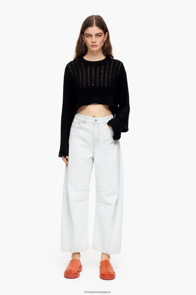 vêtements Bimba Y Lola baril - jean droit bleu HV4486430